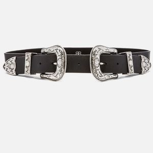 B-Low the belt double buckle belt